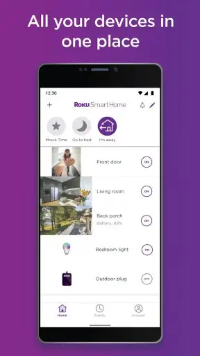 Roku Smart Home Screenshot