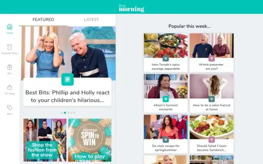 This Morning Screenshot