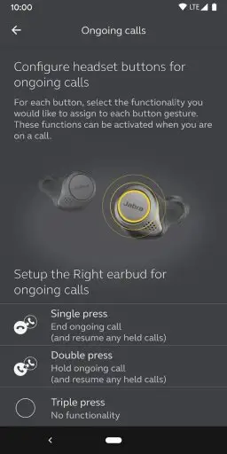 Jabra Sound+ Screenshot