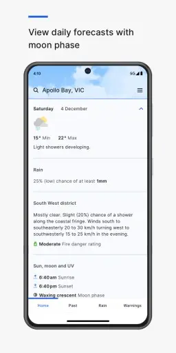 BOM Weather Screenshot