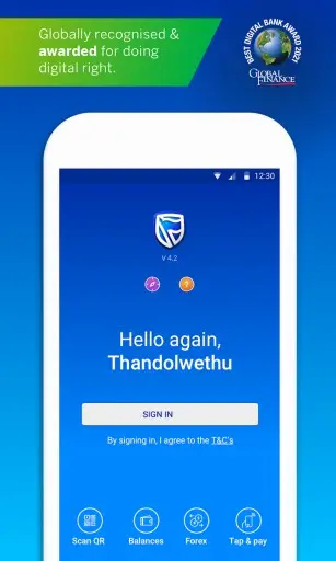 Standard Bank / Stanbic Bank Screenshot