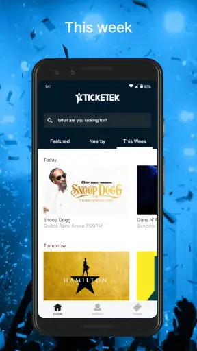 Ticketek AU Screenshot