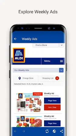 ALDI USA Screenshot