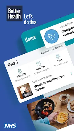 NHS Weight Loss Plan Screenshot