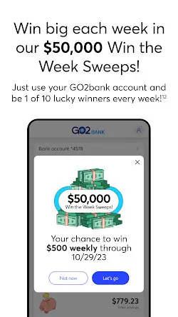 GO2bank: Mobile banking Screenshot