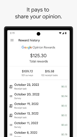 Google Opinion Rewards Screenshot