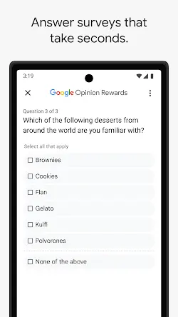 Google Opinion Rewards Screenshot