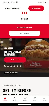 KFC Canada Screenshot