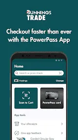 Bunnings PowerPass Screenshot