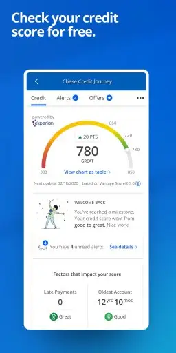 Chase Mobile Screenshot