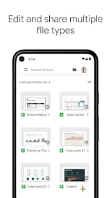 Google Sheets Screenshot