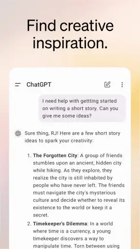 ChatGPT Screenshot