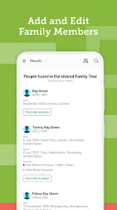 FamilySearch Tree Screenshot