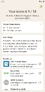 ADHD Test Screenshot