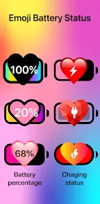 Emoji Battery Widget Screenshot